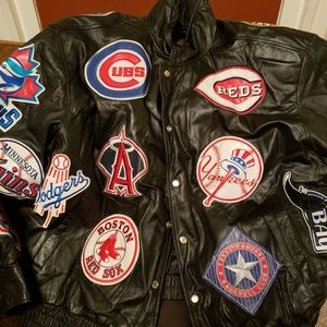 Mens leather jacket 2X